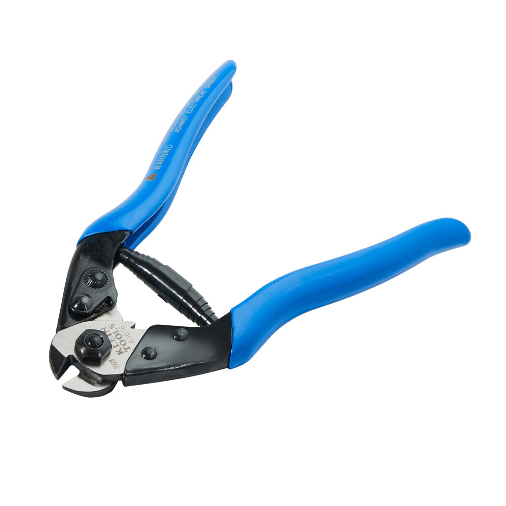 Klein Tools 63016 Heavy-Duty Cable Shears Blue 7 1/2-Inches