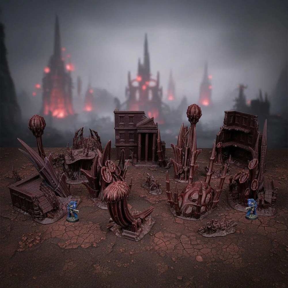 Full Alien Hive World Set A by Fat Dwarf