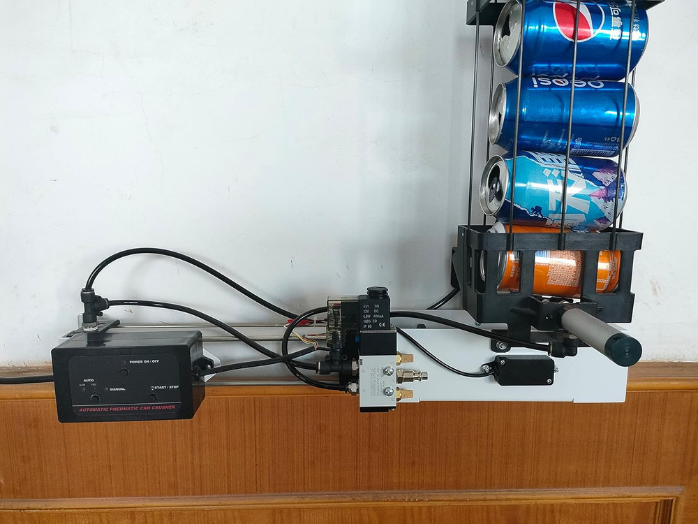 Full Automatic Can Crusher Inductive Can Crusher Heavy Duty Efficient Soda Beer