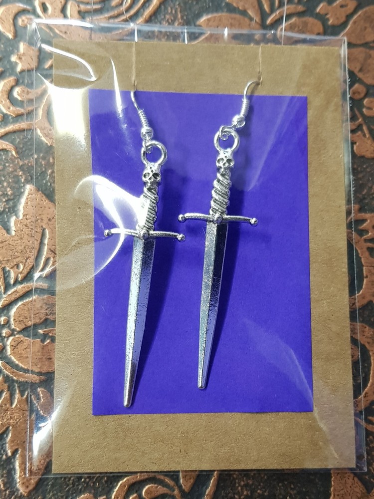 Earrings - Athame / Sword