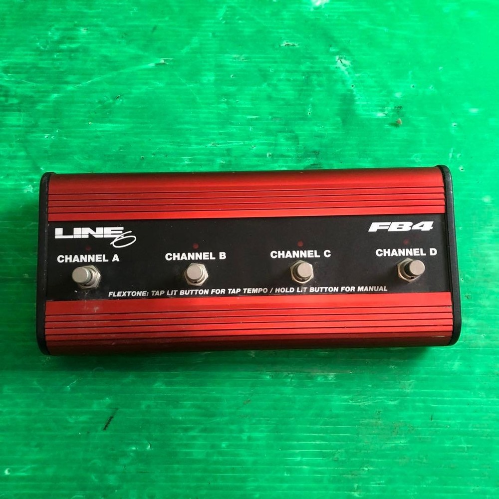 LINE 6 FB4 Guitar Effects Footswitch Untested As-Is