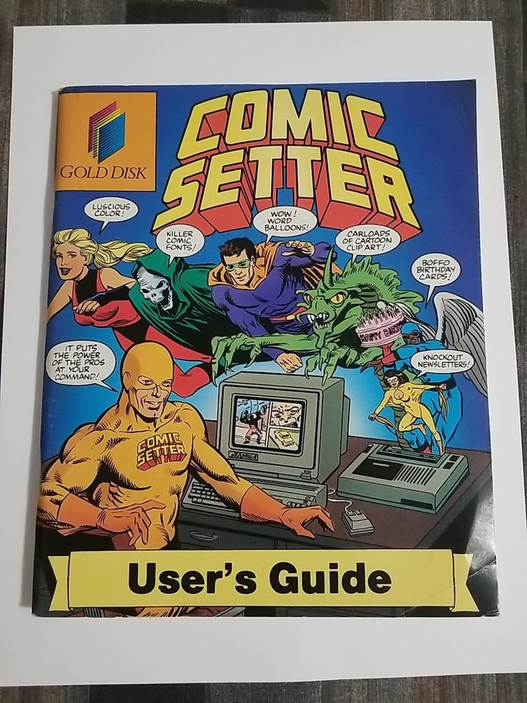 Gold Disk Comic Setter Users Guide 1988