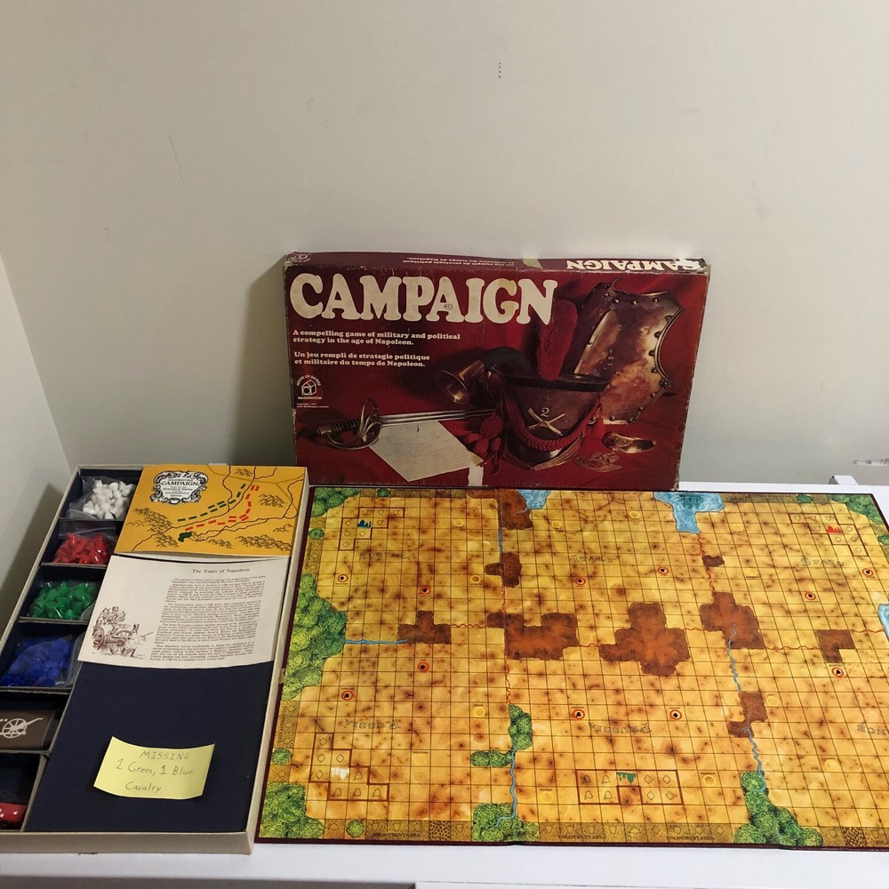 Waddingtons Campaign Board Game 1971