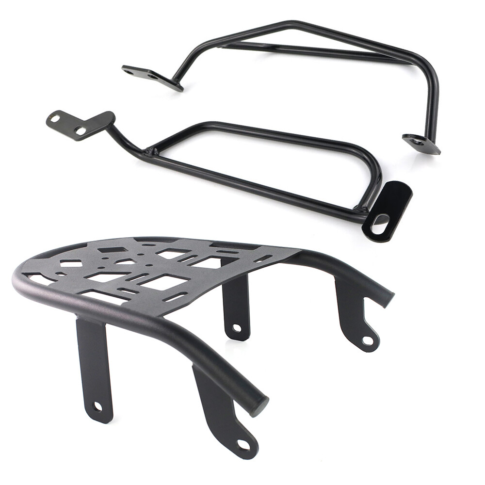 Fit For Suzuki DR650 1996-2025 Rear Luggage Rack & Side Crash Bar Protector Set