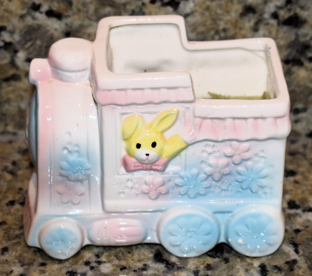Very Cute Baby Train Planter