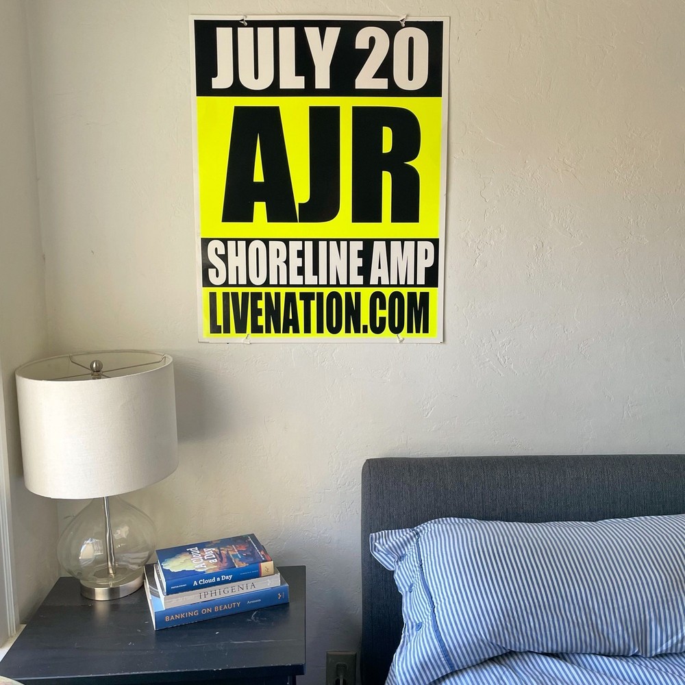 AJR Concert Promo Poster Shoreline July 20 2025 Wheatpaste Flyposting