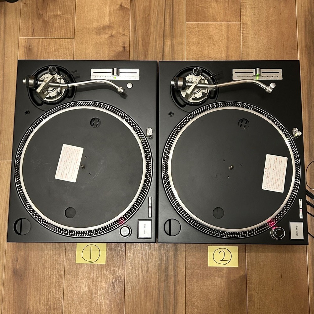 Technics SL-1200MK5 DJ Record Player Turntable System Pair Set FullyFunction