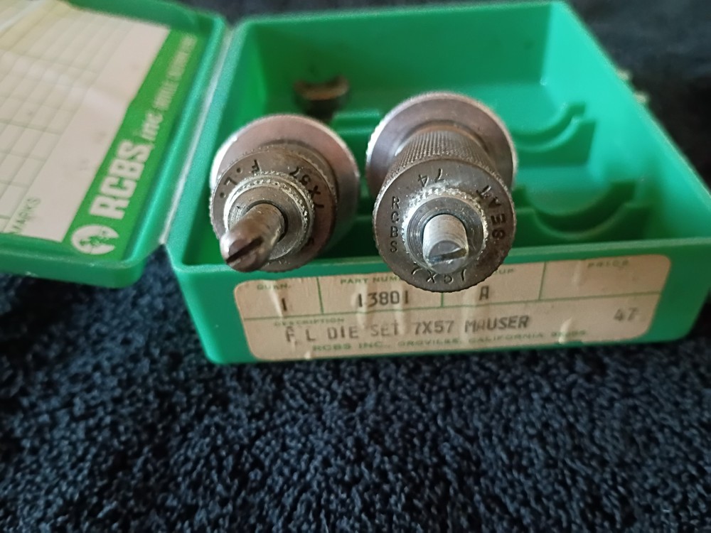 RCBS reloading dies 7x57 mauser #13801