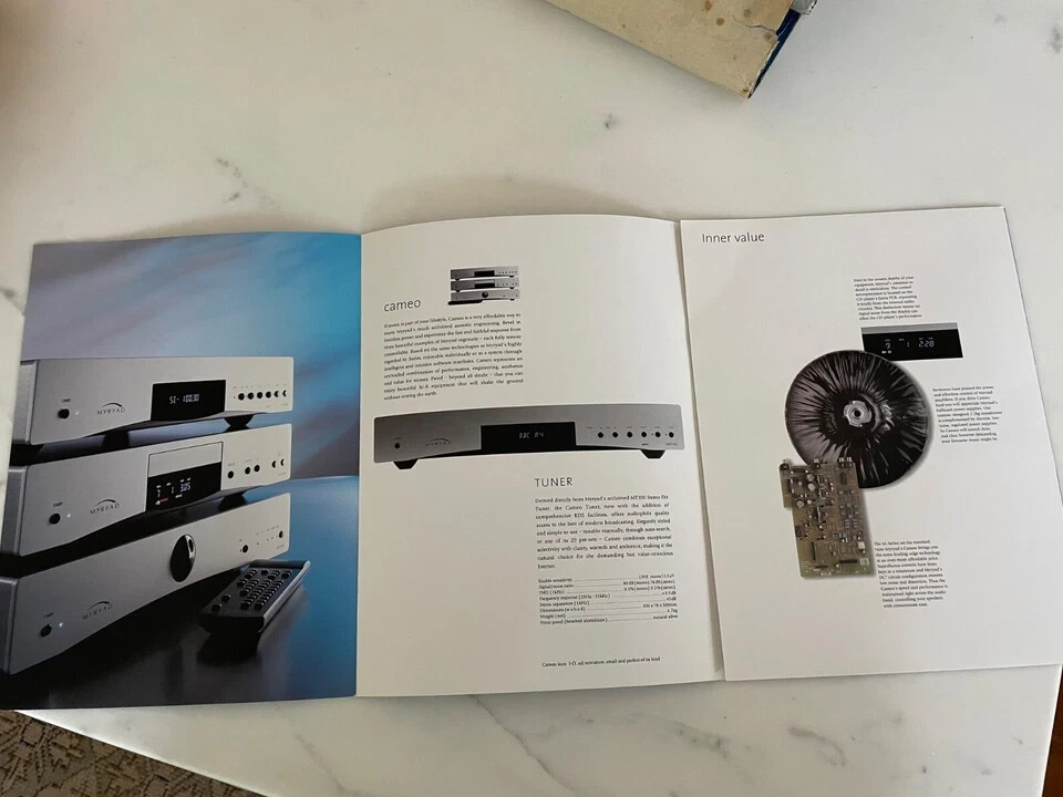 Myryad Cameo Stereo System. No remote control.