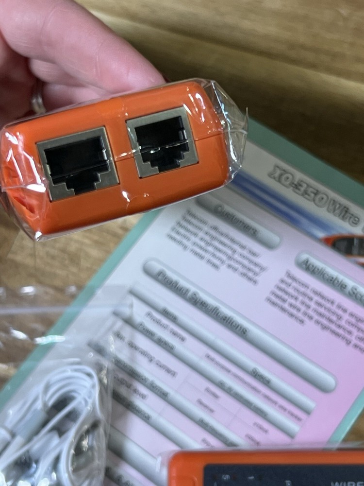 Wire Tester RJ45 RJ11 Cable Tracker Line Finder Multifunction Wire Tracker Ether