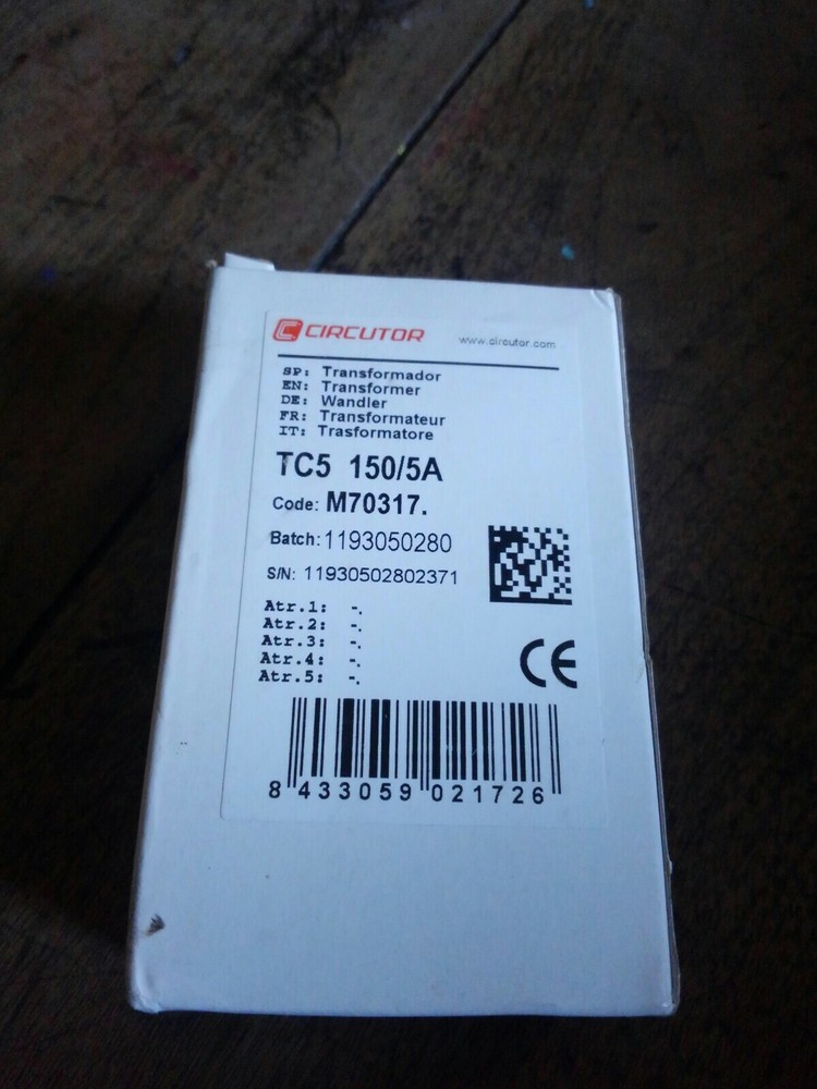 Circutor Current Transformer TC 5 M70317 150/5A