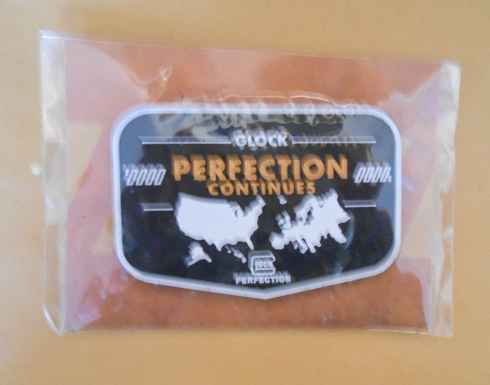 GLOCK PERFECTION CONTINUES PVC MORALE SHOOTING PATCH *L@@K* GLOCK