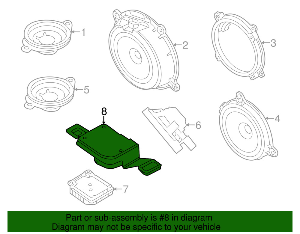 Genuine Mazda Amplifier Bracket BLF6-66-9B0B