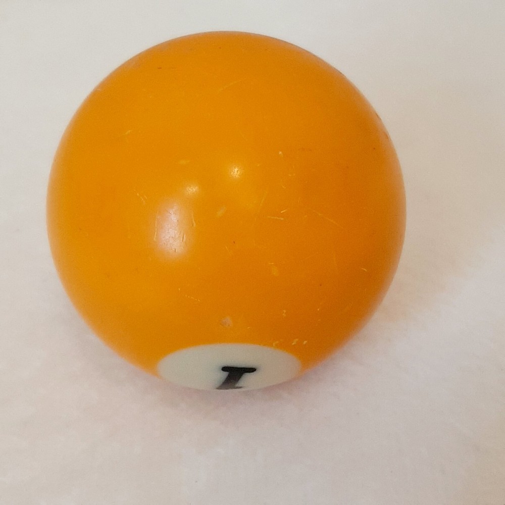 Billiard Pool Table Standard Replacement Ball 2 ¼” # 1 Ball