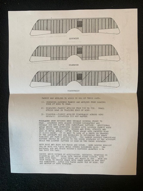1/48 FOWLER AVIATION LOZENGE DECALS TOP AND BOTTOM SHEETS
