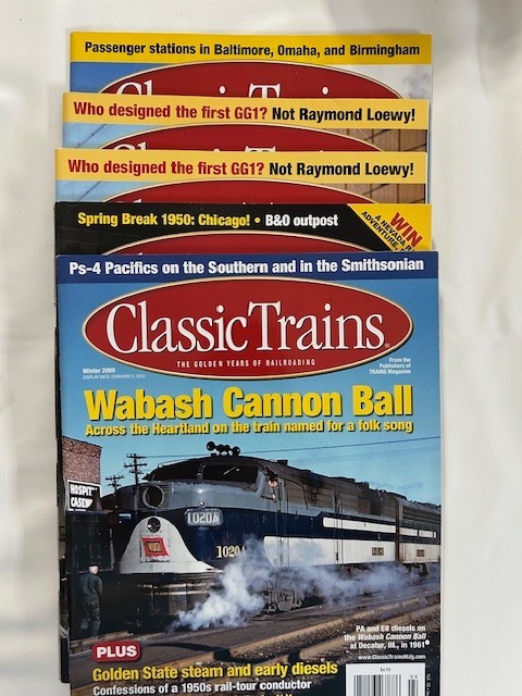 Classic Trains Magazine Spring, Summer, Fall, Winter  2009