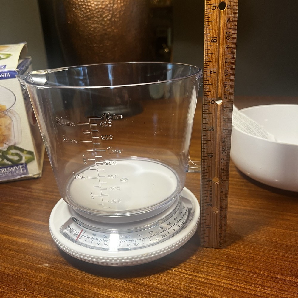 Kitchen Scale W/ Box | 3PC. Adjustable By Progressive Good Condition