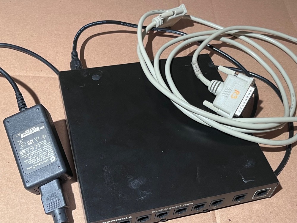 Motorola L3208A Digital Junction Box Controller GlobTek AC Adapter Cable