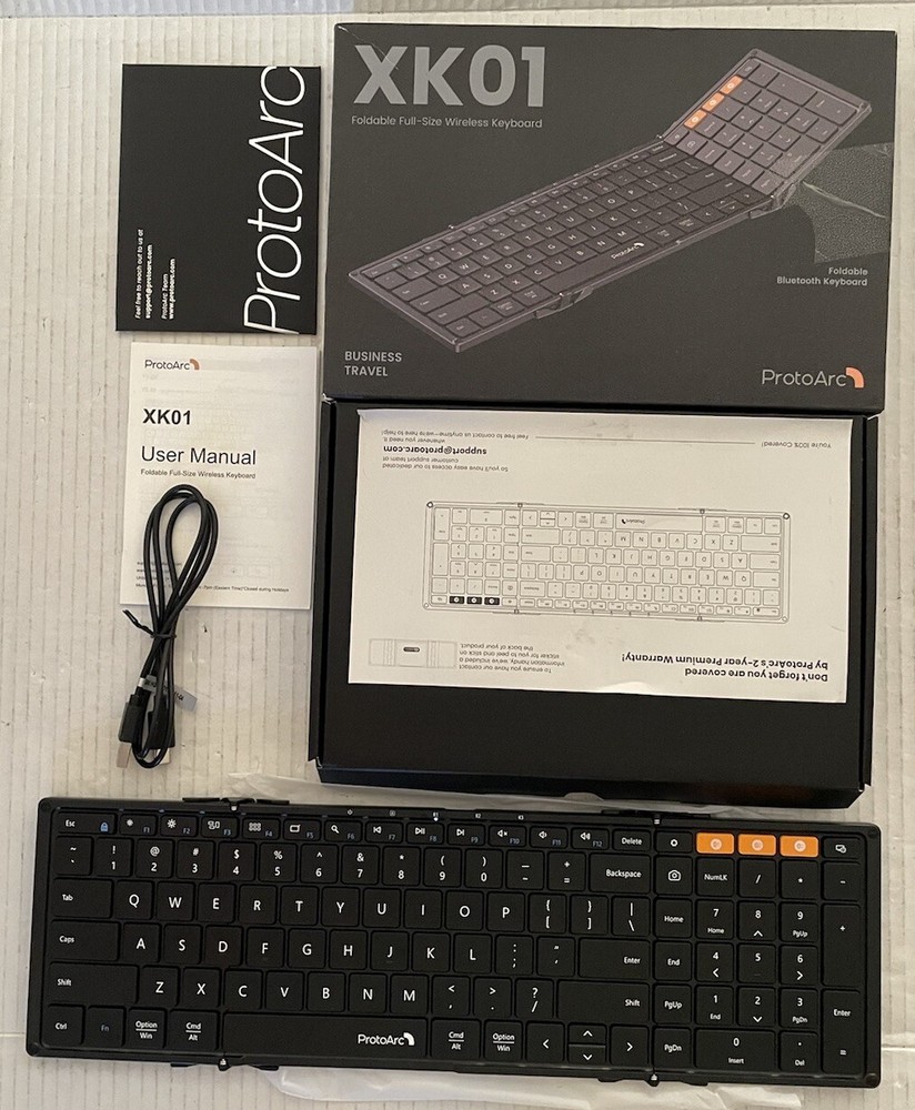Full Size Foldable Wireless Keyboard