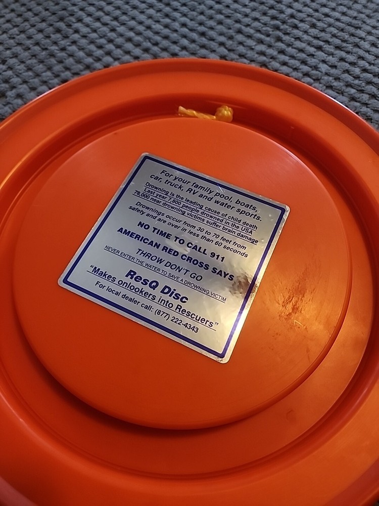 ResQ Disc Water Emergency Throwable Float, Without Bag