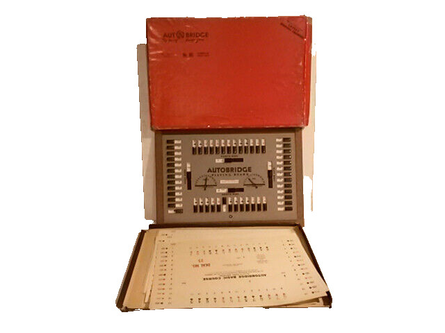 Autobridge Masonite model MB game vintage