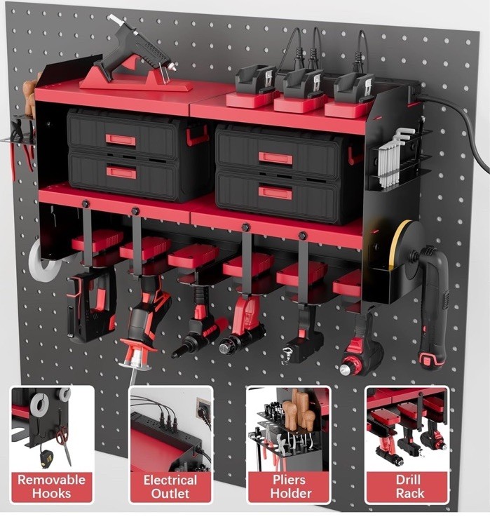 JXOYF tool organizer charging station