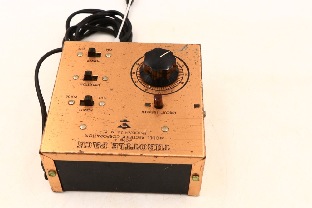 Model Rectifier Corp. Throttle Pack Train Railroad Control Transformer Model 3