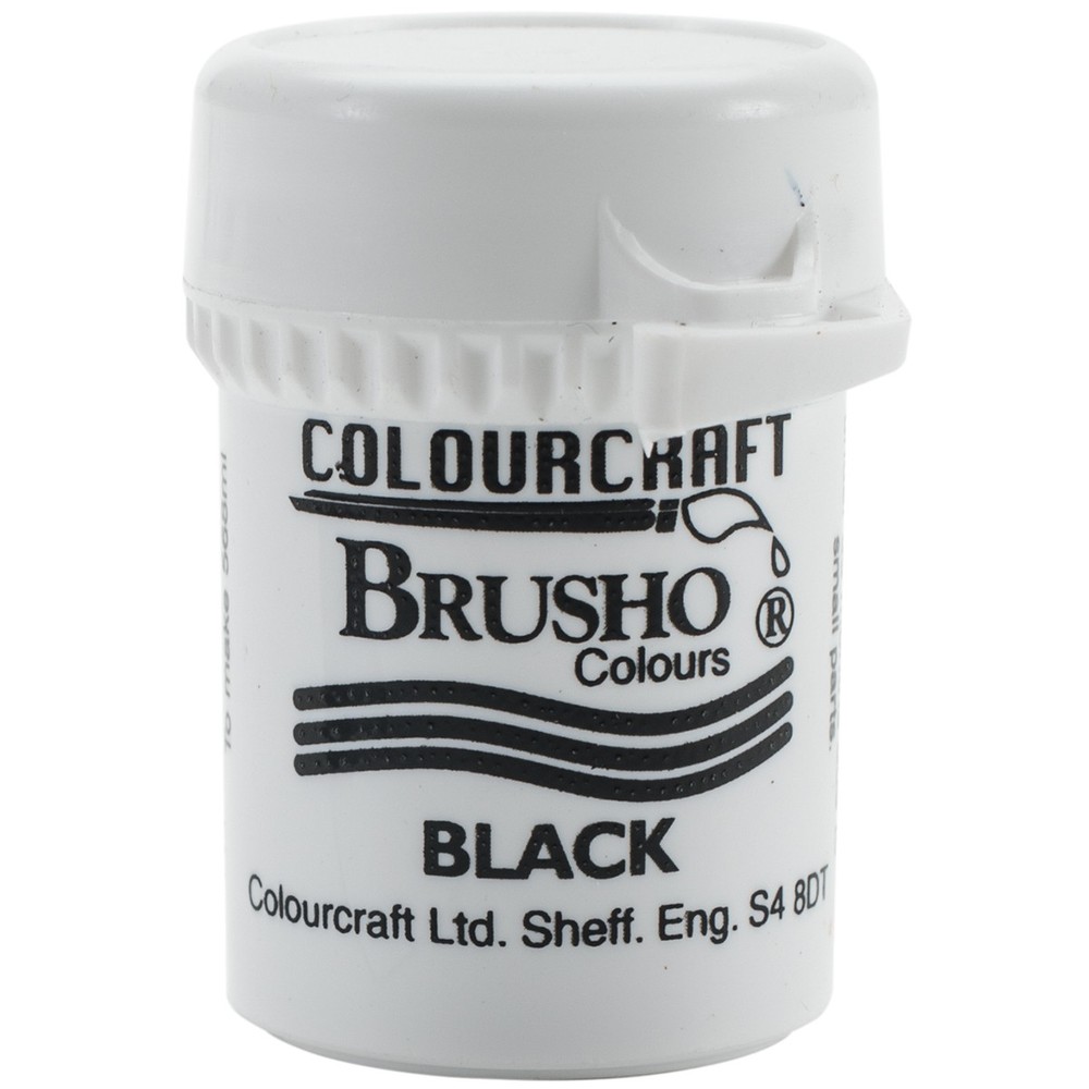 Brusho Crystal Colour 15g-Black