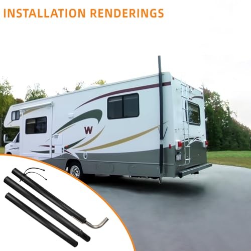 44461 RV Generator Exhaust Venting System Extension Kit Compatible with Most