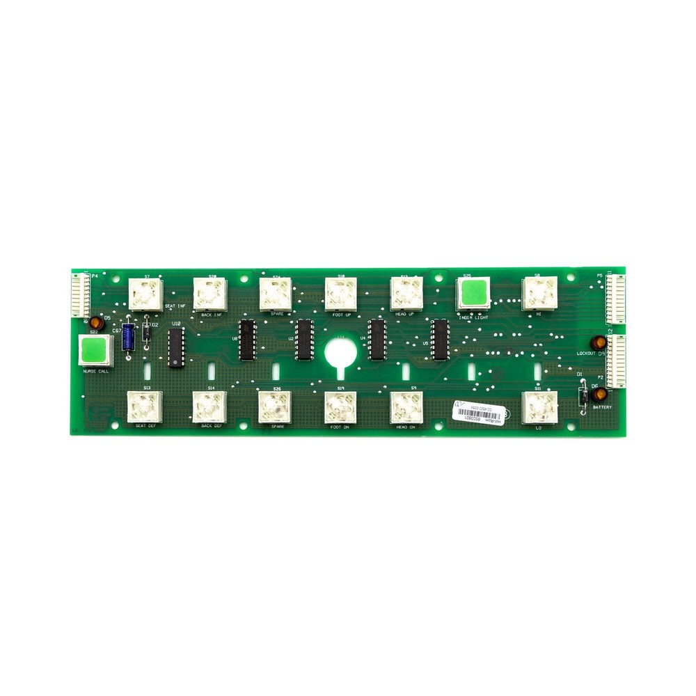 PCB assy, left caregiver ctrl, Hillrom, 6503801P