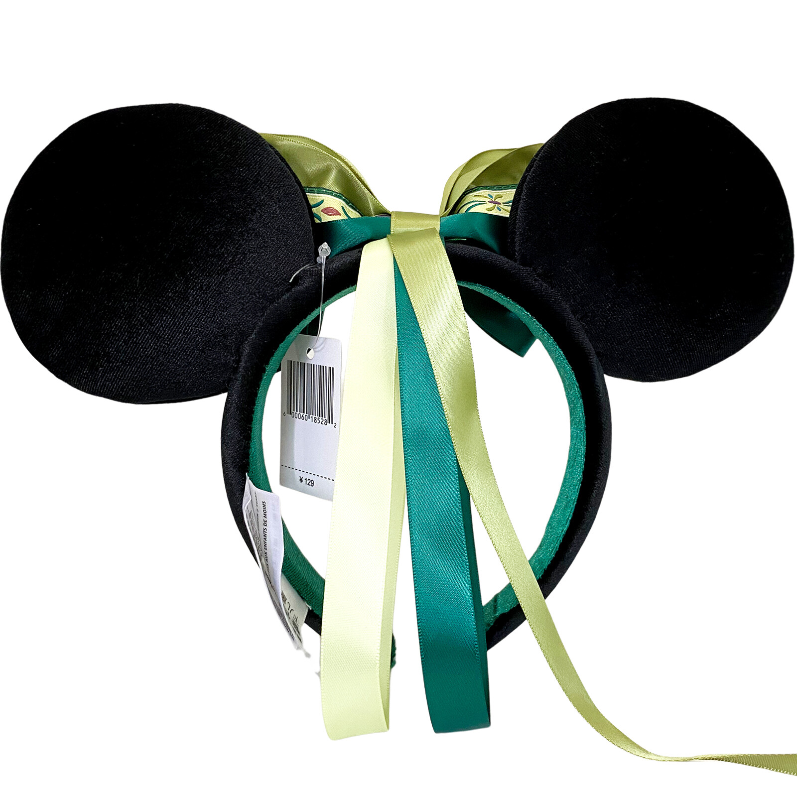 Disney- Parks Headband Frozen Anna Fantasy Springs Green Minnie Ears Disneyland