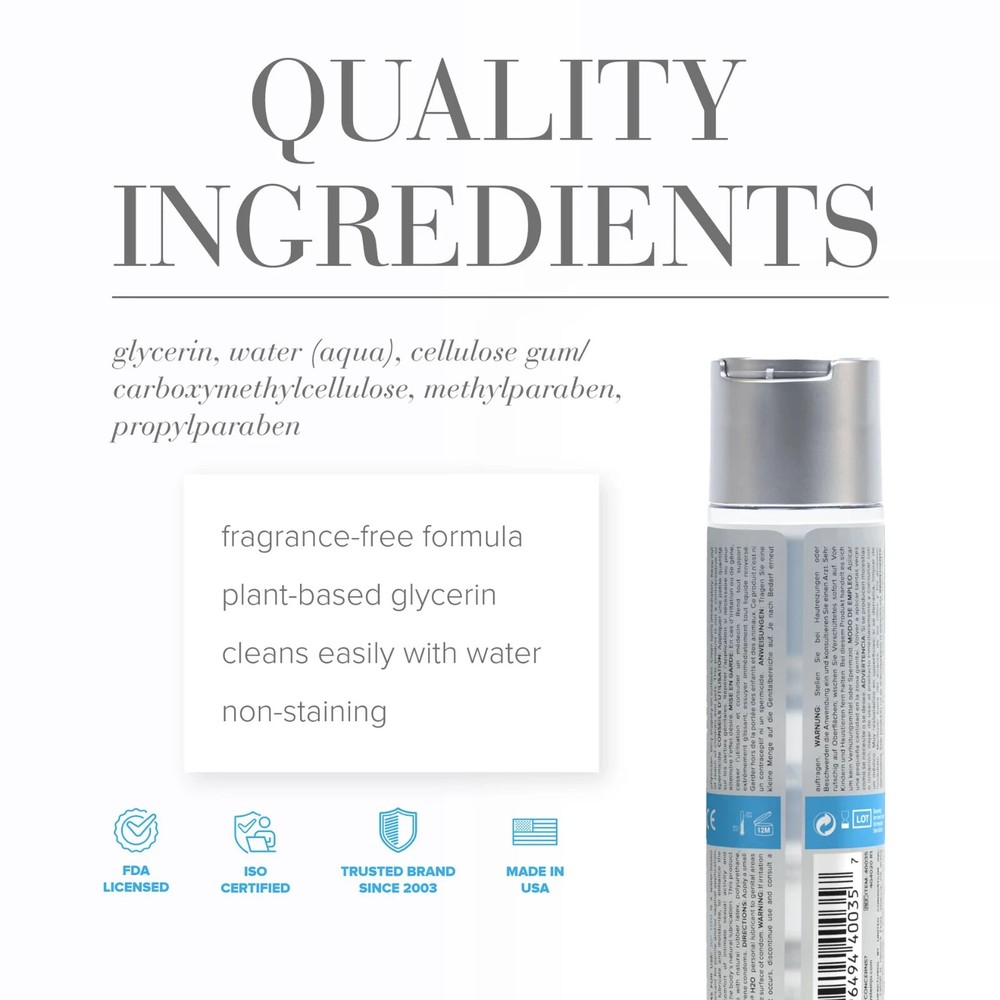 System JO H2O Silky Smooth Moisturizing Water Based Personal Lube Lubricant