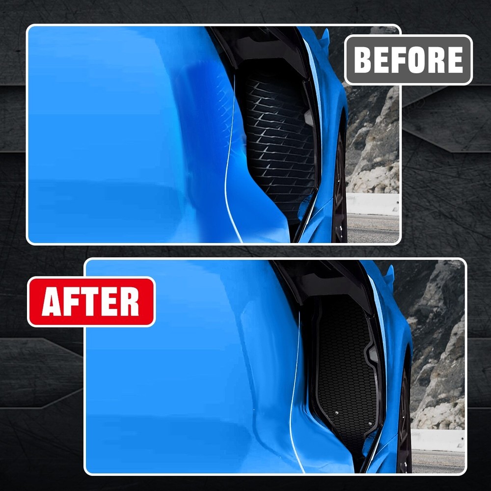 Side Intake Mesh Grille Insert Guard For Corvette C8 2020-2024 Filler Screen US