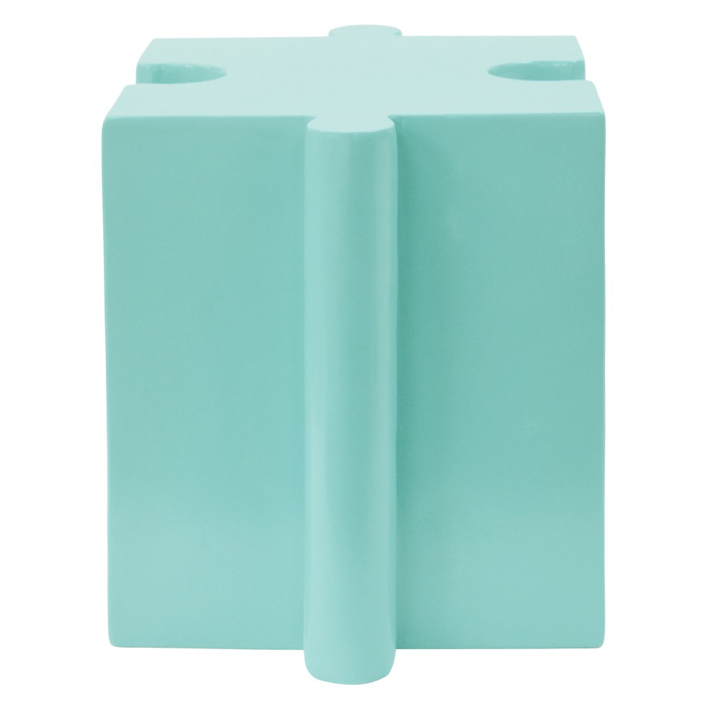 Modular Puzzle Side Table - Light Green, Indoor & Outdoor, Reconfigurable