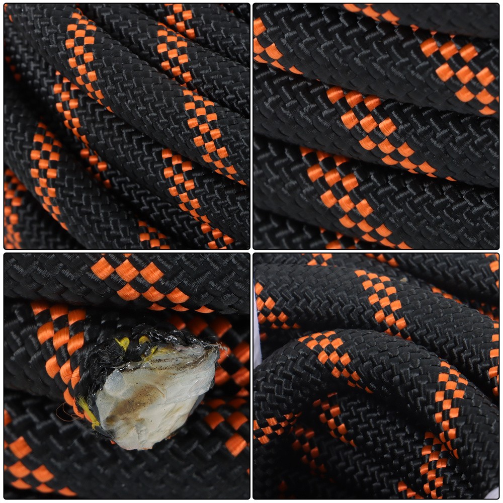 Double Braided Polyester Rope Strong Arborist Rigging Rope 48 Strand 1/2" X 200'