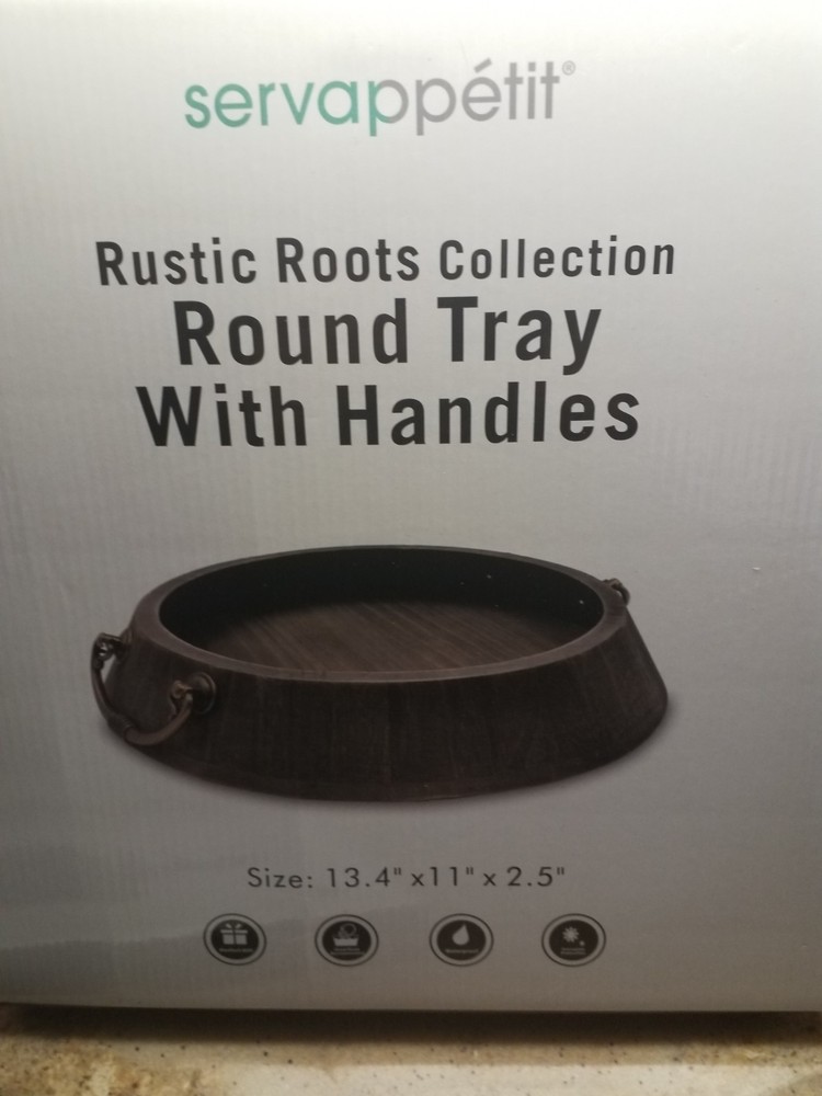 Servappetit Rustic Roots collection 4 Piece Serving Set NIB