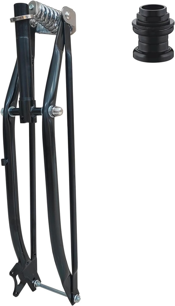 26" Single Springer Suspension Fork 1" Threaded Spring Fork &1" Threaded Headset