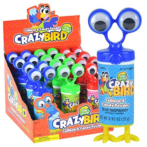 Crazy Bird Candy Dip N Lik 12ct