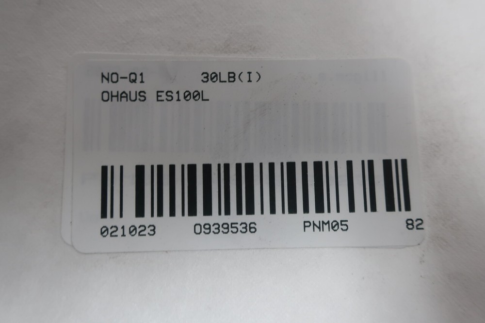 Ohaus ES100L Compact Bench Scale 9v-dc