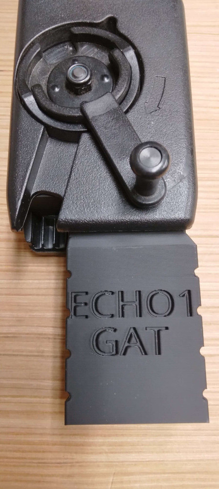 Airsoft Echo 1 GAT TEC9 AEG Odin Speedloader Adapter (Black)