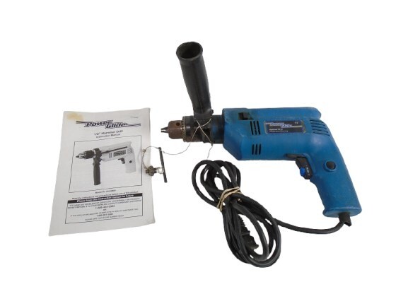 Power Glide 1/2” Hammer Drill Model 60109800 Variable Speed Reversible
