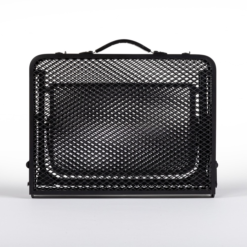Camping Table Grill Table Folding Tables Mesh Top Portable Grill Table Black