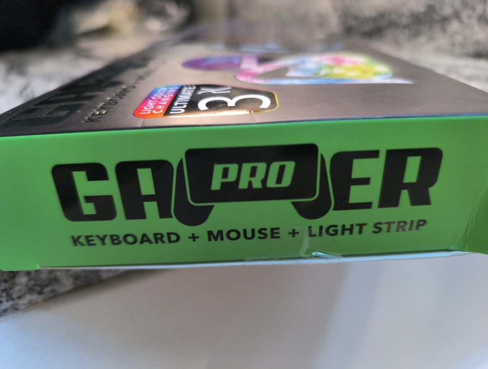 Gamer Pro Keyboard + Mouse + Light Strip