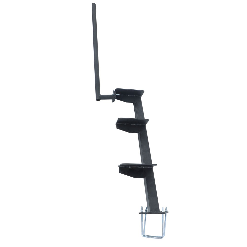 Universal For Boat Trailers Heavy-Duty Deep "V" Boat Trailer Steps w/Handle