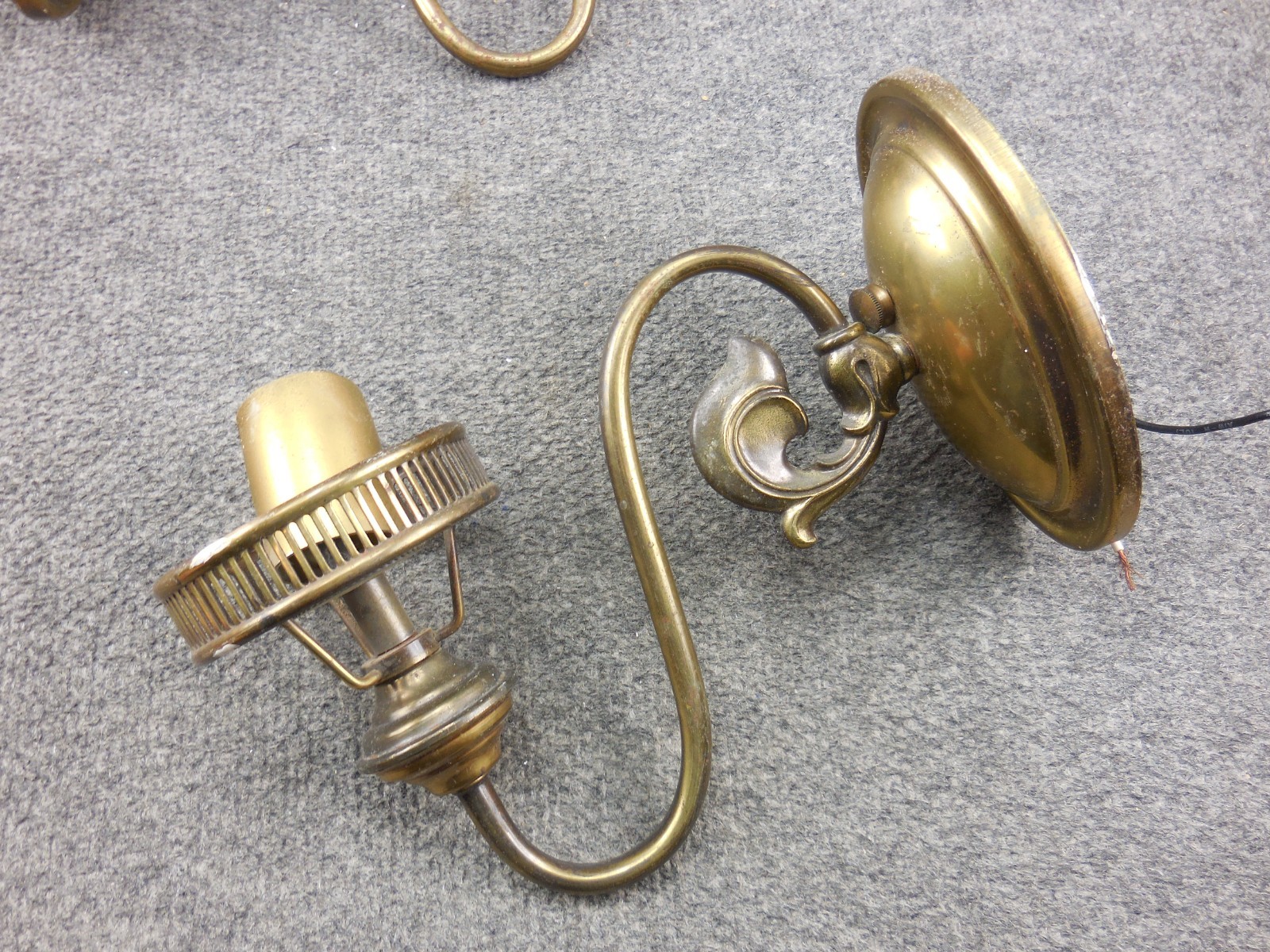 Vintage Pair Forecast Lighting Co. D-2938 Electric Fixture Wall Sconce