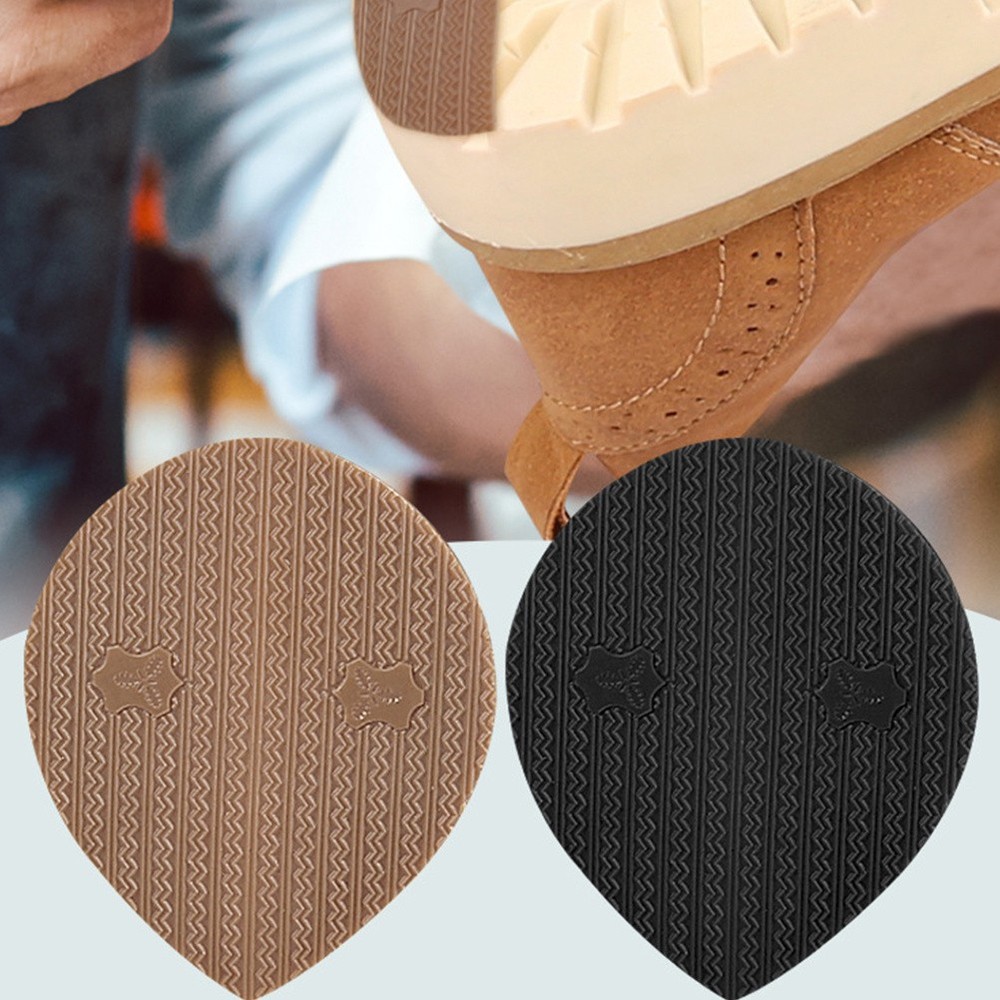 2 Pcs PU Shoe Sole Heel Pads Non Replacement Protector for Sneakers