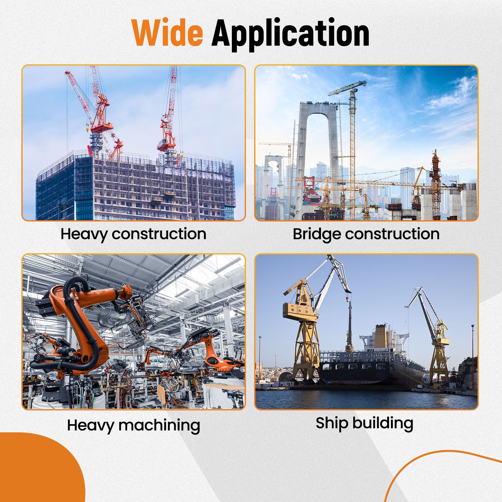 Heavy Duty Steel C-Clamp 4" Width 4.5" Opening Machinist Workshop Tool Black