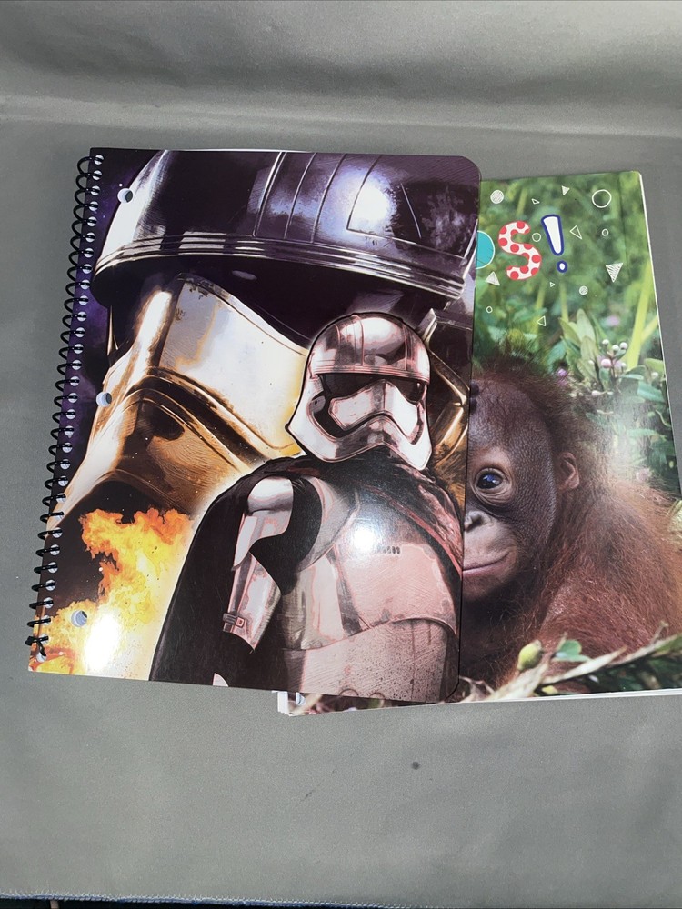 1 Subject Notebook Ruled Sheets Star Wars (70 Sheets) & Orangutan (60 Sheets)