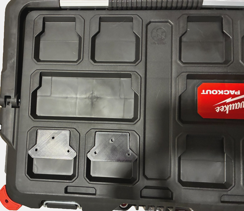 Packout Mounting Cleat 4-Pack Compatible w/ Milwaukee Tool Storage Bracket
