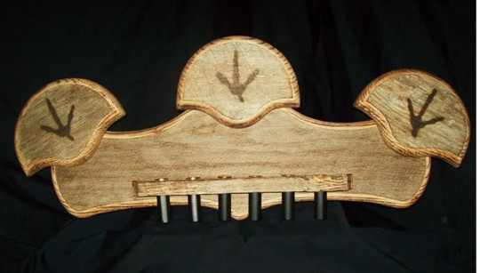 Custom Triple Fan Multi Beard Display Plaque